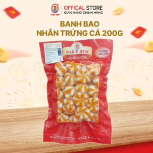 Bánh bao nhân trứng cá