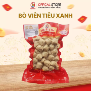 Bò viên tiêu xanh