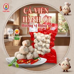 Cá viên hành ớt