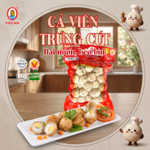 Quail egg fish balls