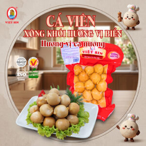 Smoked fish balls with a taste of the sea.