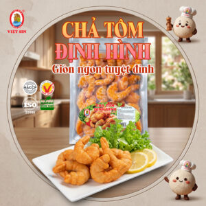 Shaped shrimp patties