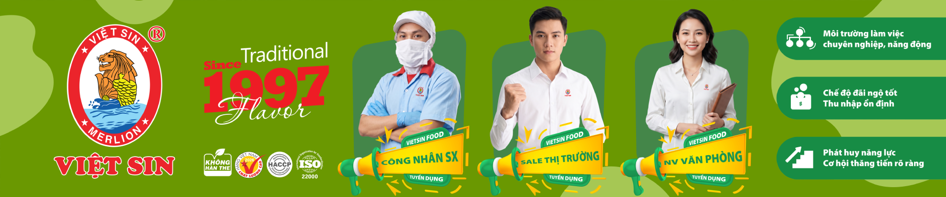 CƠ HỘI NGHỀ NGHIỆP TẠI VIỆT SIN