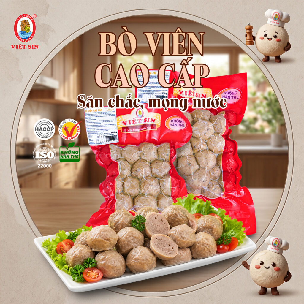 Bò viên cao cấp Việt Sin