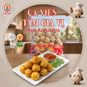 Cá viên tẩm gia vị