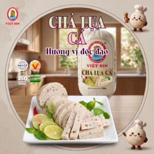 Chả lụa cá Việt Sin